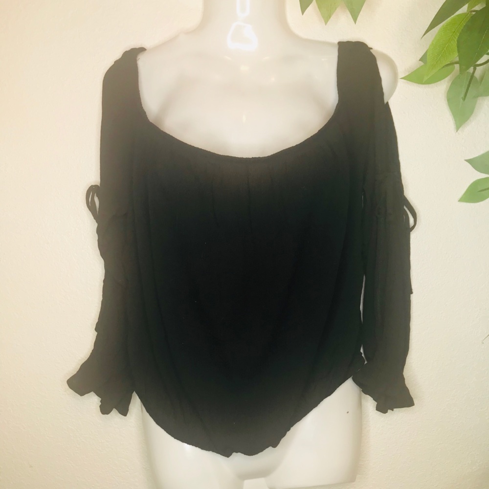 Ambiance Cold-Shoulder Shirt